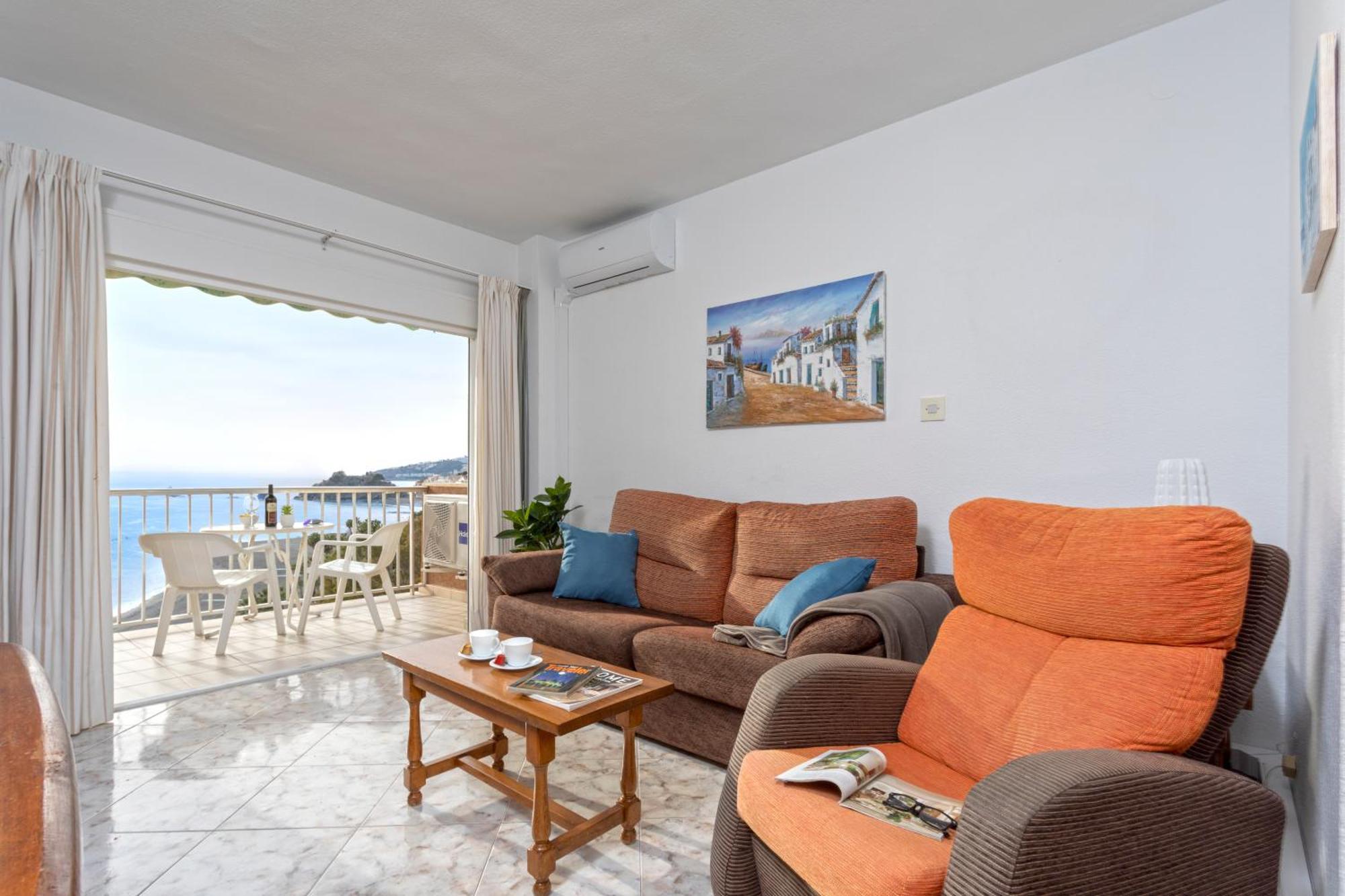 1003 - Seafront Apartment On El Paseo - Air Conditionning - Wi-Fi - Smart Tv Альмуньєкар Екстер'єр фото